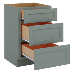 J&K Sage E3 Vanity 3 Drawer Base 21" W x 33" H x 21" D