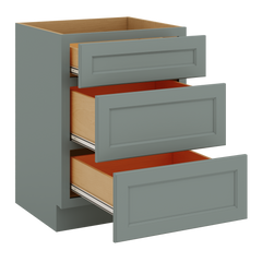 J&K Sage E3 Vanity 3 Drawer Base 24" W x 33" H x 21" D