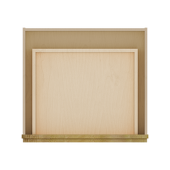 Modernform Cabinet Natural Shaker 24" W X 7" H X 21" D Vanity Knee Drawer