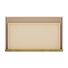 Modernform Cabinet Natural Shaker 36" W X 7" H X 21" D Vanity Knee Drawer