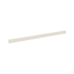Modernform Cabinet Slim Dove White 96" W X 1 1/2" H X 1 1/2" D Bottom Light Rail