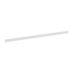 Modernform Cabinet White Shaker 96" W X 1 1/2" H X 1 1/2" D Light Rail