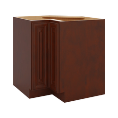 J&K Mahogany J5 Base Corner 90 Lazy Susan - 33" W