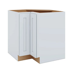 J&K White Shaker S8 Base Corner 90 Lazy Susan - 33" W