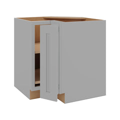 J&K Castle Grey S5 Base Corner 90 Lazy Susan - 33" W