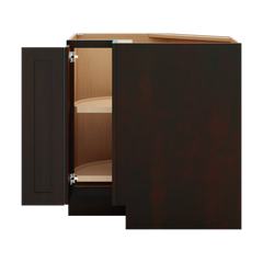 J&K Espresso K8 Base Corner 90 Lazy Susan - 33" W
