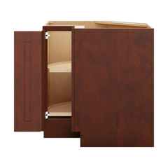 J&K Mahogany J5 Base Corner 90 Lazy Susan - 33" W