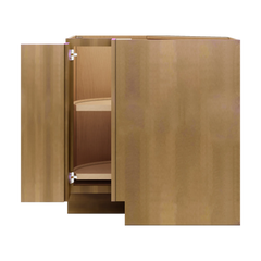 J&K Butterscotch B8 Base Corner 90 Lazy Susan - 33" W