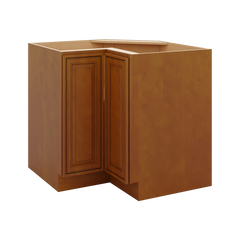 J&K Mocha Glazed K10 Base Corner 90 Lazy Susan - 36" W