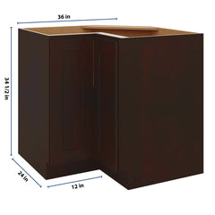 J&K Java Coffee S1 Base Corner 90 Lazy Susan - 36" W