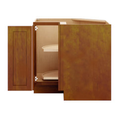 J&K Mocha Glazed K10 Base Corner 90 Lazy Susan - 36" W