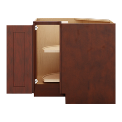 J&K Mahogany J5 Base Corner 90 Lazy Susan - 36" W