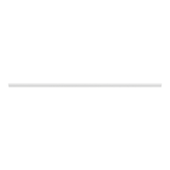 CNC Luxor 5-Piece White 96" W X 1 1/8" H Light Rail Molding