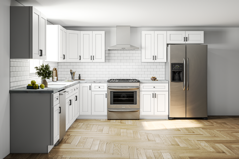 12 X 12 J&K White Shaker Kitchen