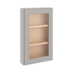 CNC Luxor 5-Piece Misty Grey 18" W X 30" H Single Door Medicine Cabinet