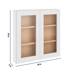 CNC Luxor 5-Piece White 30" W X 30" H Double Door Medicine Cabinet