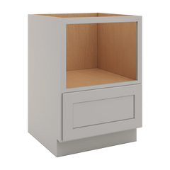 CNC Luxor Misty Grey 24" W Microwave Base Cabinet