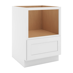 CNC Luxor White 24" W Microwave Base Cabinet