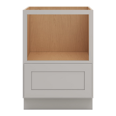 CNC Luxor 5-Piece Misty Grey 24" W Microwave Base Cabinet