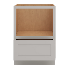 CNC Luxor 5-Piece Misty Grey 24" W Microwave Base Cabinet
