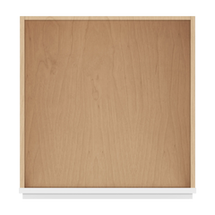 CNC Luxor 5-Piece White 24" W Microwave Base Cabinet