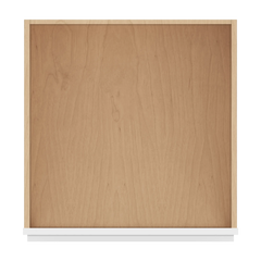 CNC Luxor White 24" W Microwave Base Cabinet