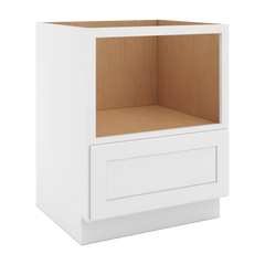 CNC Luxor White 27" W Microwave Base Cabinet