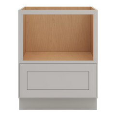 CNC Luxor 5-Piece Misty Grey 27" W Microwave Base Cabinet