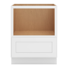 CNC Luxor White 27" W Microwave Base Cabinet