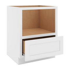 CNC Luxor White 27" W Microwave Base Cabinet