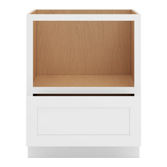CNC Luxor White 27" W Microwave Base Cabinet
