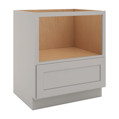 CNC Luxor 5-Piece Misty Grey 30" W Microwave Base Cabinet