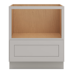 CNC Luxor Misty Grey 30" W Microwave Base Cabinet