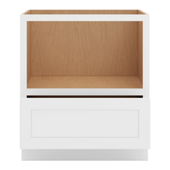 CNC Luxor 5-Piece White 30" W Microwave Base Cabinet