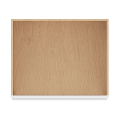 CNC Luxor 5-Piece White 30" W Microwave Base Cabinet