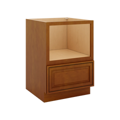 J&K Mocha Glazed K10 Base Microwave Drawer - 24" W