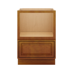 J&K Mocha Glazed K10 Base Microwave Drawer - 24" W