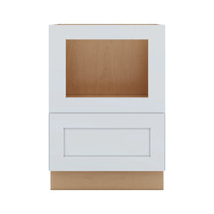 J&K White Shaker S8 Base Microwave Drawer - 24" W
