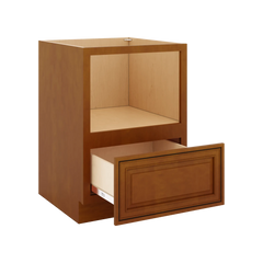 J&K Mocha Glazed K10 Base Microwave Drawer - 24" W