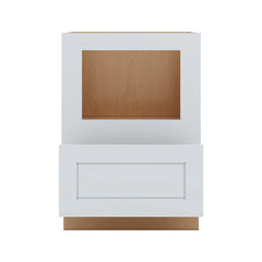 J&K White Shaker S8 Base Microwave Drawer - 24" W