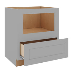 J&K Castle Grey S5 Base Microwave Drawer - 30" W