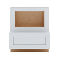 J&K White Shaker S8 Base Microwave Drawer - 30" W