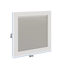 Modernform Cabinet White Shaker 30" W X 30" H Vanity Mirror