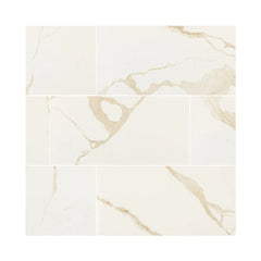 MS International Eden Calacatta 24x48 Polished Rectified Porcelain Floor and Wall Tile | $3.50 sq. ft.