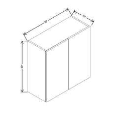 Modernform Cabinet Natural Oak 30" W X 30" H X 12" D Single Door Blind Corner Wall Cabinet
