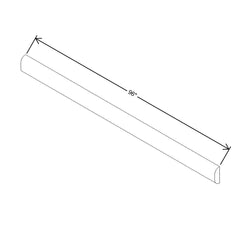 Modernform Cabinet Natural Shaker 96" W X 3/4" H X 1/4" D Batten Molding