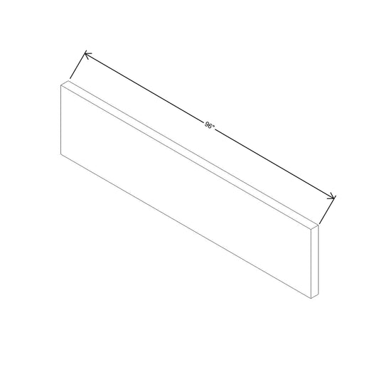 Modernform Cabinet Natural Shaker 6" W X 96" H Bottom Molding