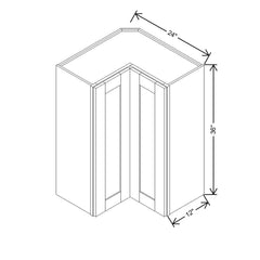Modernform Cabinet Slim Dove White 24" W X 36" H X 12" D Wall Easy Reach Cabinet