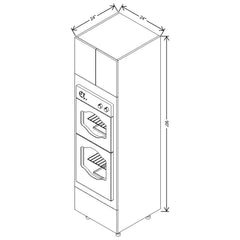 Fabuwood Illume Catalina Como Ash 2 36" High Wall