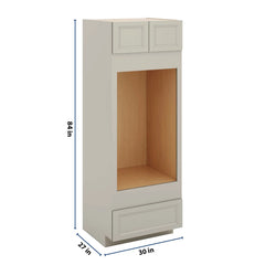 J&K Pebble B6 Double Oven w/One (1) Bottom Drawer 30" W x 84" H x 27" D